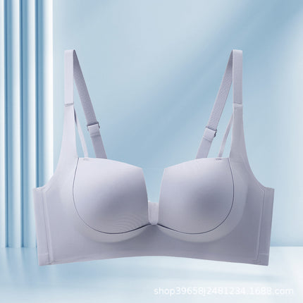 Traceless Ginning Thin Cup Underwear ABC Cup Summer Joker Small Chest Gathering Comfortable Adjustable Top Bra