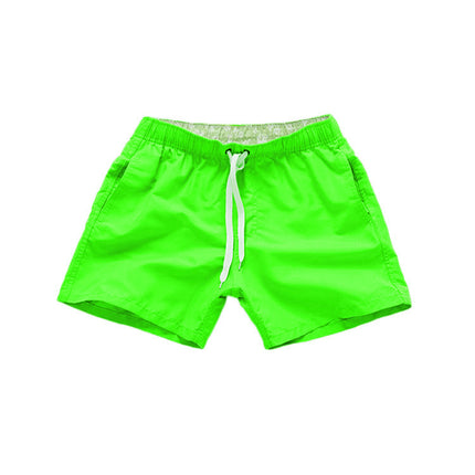 Cross-border Men's Beach Pants Plain Three-point Loose Swimming Shorts Fitness Sports Shorts Cross-border Foreign Trade Leisure Shorts