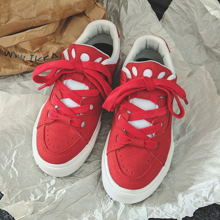 2026 Spring and Autumn Trendy Couple's Unique Bread Shoes Cute Versatile Student Canvas Shoes Unisex Sneakers