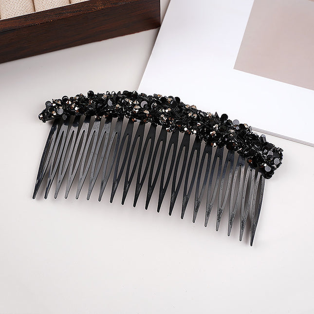 Hair Clips for Women, Clips for Tidying up Stray Hair at the Back of the Head, Insert Combs, Bangs Hairpins, Hair Accessories, Headbands, Rhinestone Rows, Non-Damaging to Hair