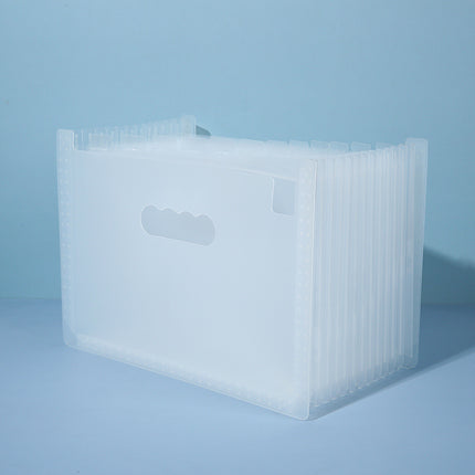 Accordion File Folder with 13/25 Compartments for Student Test Paper Classification, Edge-Bound Portable Document Bag, Test Paper Storage Bag
