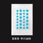 Pe material / 28 star acne patch-blue