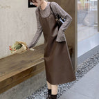 Leather dress / XXL