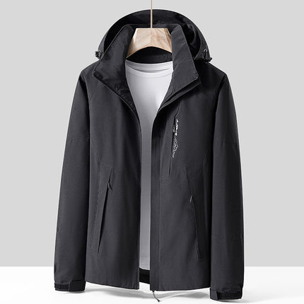 Special Price School Group Clothing Disassembly Outdoor Jacket Autumn and Winter Waterproof Couple Three-In-One Hooded Sports Mountaineering Clothing
