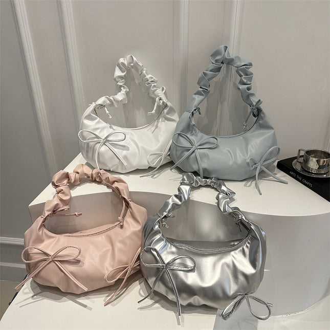 This Year's Popular Small Bags for Women 2025 Summer New Trendyy Fashionable Hand-Held Crossbody Bag Casual Pleated Bag