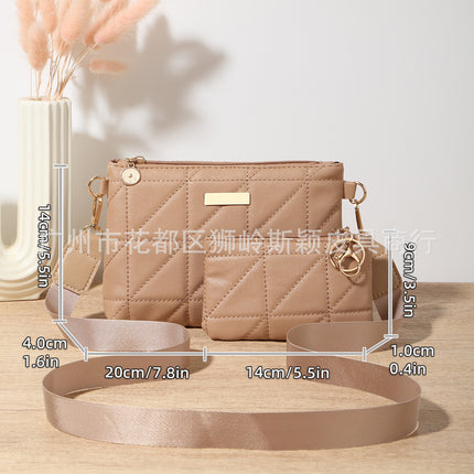 New Trendy Bags New Two-Piece Women's Bag Versatile Crossbody Bag Multi-Functional Embroidered Shoulder Bag with Small Wallet