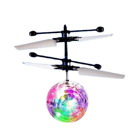 New electroplating flying violent bear induction aircraft suspension induction aircraft luminous aircraft children's toys