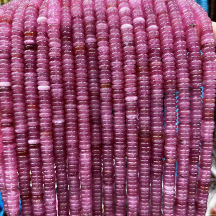 2×6 Natural Stone Colorfuled Crystal Abacus Beads Spacer Beads Beads Cross-Border Hot-Selling Jewelry DIY Bracelet Necklace