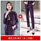 Female purple (jacket pants) / S