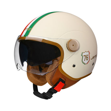 3c certified motorcycle helmet electric car helmet Harley universal battery car Four Seasons universal personality half helmet