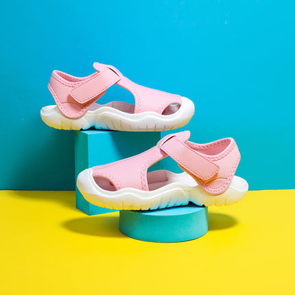 Cross-border Hot New Summer Children's Sandals Light Elastic Casual Student Shoes Soft Sole Baby Shoes Beach Shoes