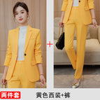 Yellow suit pants / S