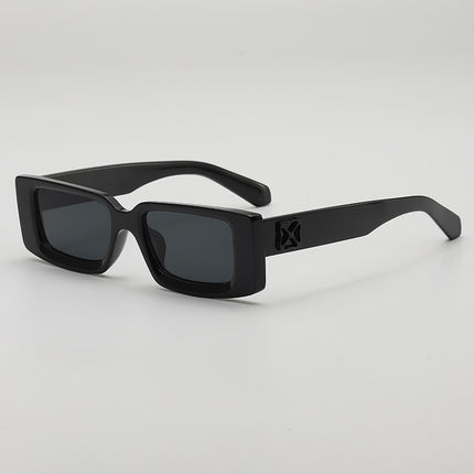 New Candy-colored Small Box High-end Fashionable Sunglasses Outdoor Travel Anti-ultraviolet Slim Sunglasses