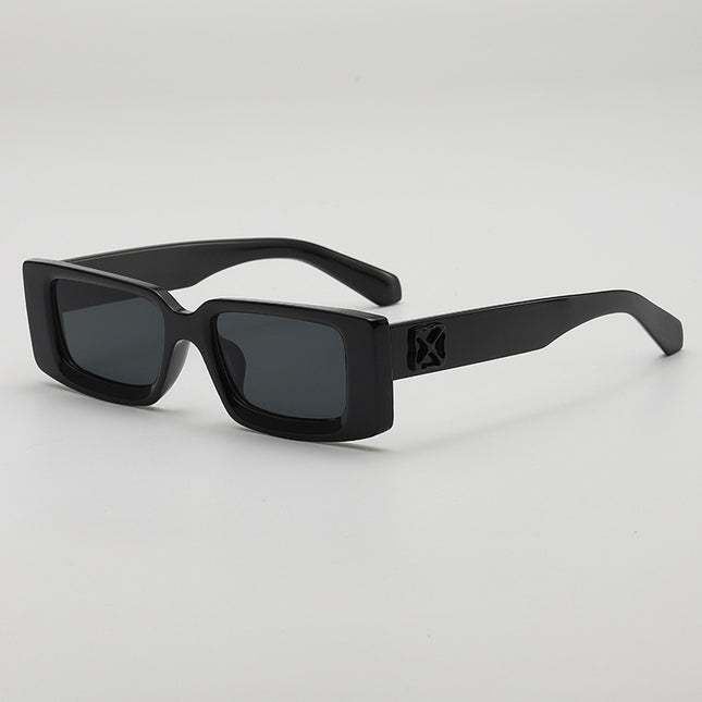 New Candy-colored Small Box High-end Fashionable Sunglasses Outdoor Travel Anti-ultraviolet Slim Sunglasses