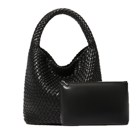 Cross-border Woven Bag Women's Tote Bag Large Capacity Vegetable Basket Bag Shopping Bag General Bag Women's All-match Bag 61