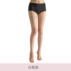 Light leg skin-crystal silk knee socks