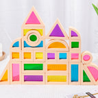 25pcs acrylic building blocks 1.2kg-m3