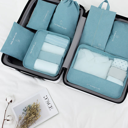 Travel Storage Bag Cationic Seven-Piece Clothing Storage Set Large Capacity Portable Storage Bag Clothes