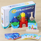 A day and night creative mosaic building blocks 0.3kg