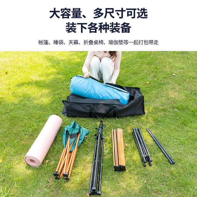 Outdoor Oxford Cloth Storage Bag, Extended Large Capacity Table and Chair Tote Bag, Long Camping Canopy Pole Storage Bag