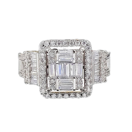 Cross-border e-commerce best selling new geometric ring female niche senior design r7320