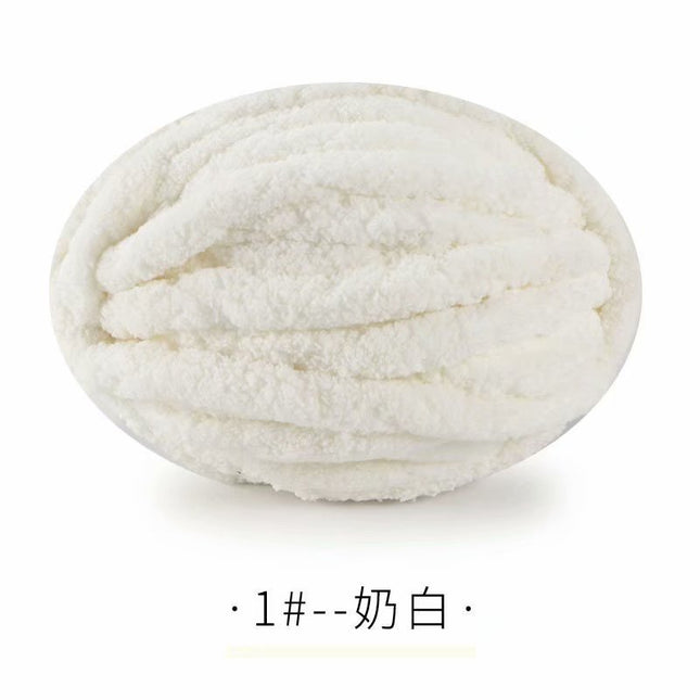 Super Thick Ice Strip Iceland Hand-woven Scarf Hat Blanket Mat Cat's Nest Wool Group Hand-woven DIY Material Bag