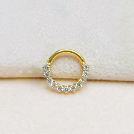 2024 new G23 titanium alloy tassel nose ring ear bone ring carved nose ring explosion puncture jewelry