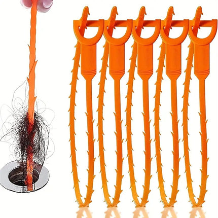 Smiley kitchen pipe dredge hook sewer toilet dredge household sink drainage anti-blocking cleaning hook