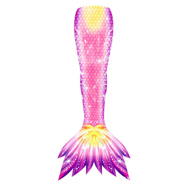 Girls' Mermaid Swimsuit Children's Fish Tail Split Cross-border Hot Selling European and American Foreign Trade Hot Spring Mermaid Clothing