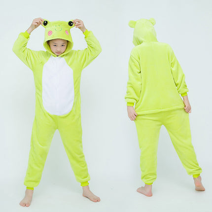 Mixed batch autumn and winter flannel adult cartoon conjoined animal pajamas tigers home clothes toilet thickened wholesale