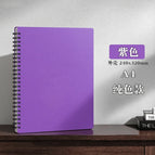 solid color purple / 30 pages (can fit 60 sheets of paper)