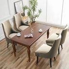 Taupe / Lingge 06 small armrest chair cover