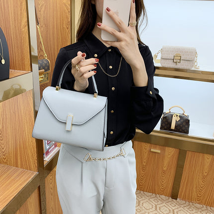 Wedding Bag Red Handbag Vintage Crossbody Bag Large Capacity Simple Design Shoulder Bag Kelly Bag Leather Bag Women