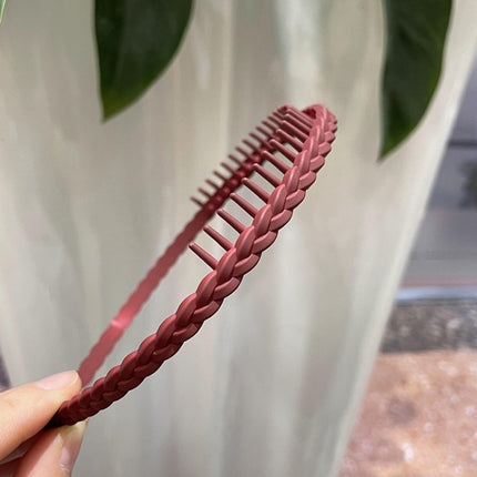 Headband for Women in Summer, Anti-Slip Special Headband for Face Washing, Toothed Hairpin, 2025 New Style Hairpin, Hair Bundle Headwear