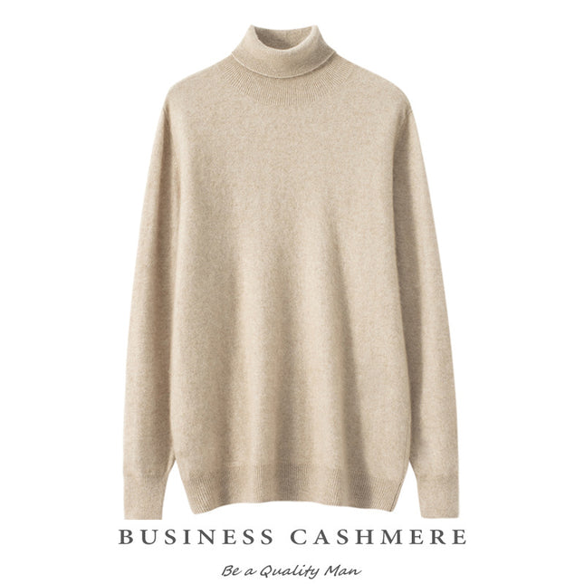 Cashmere High Collar Sweater Men / Pull Col Haut Cachemire Homme