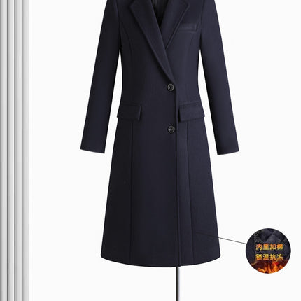 Sales Department work clothes coat female winter professional woolen coat bank jewelry store hotel front desk work clothes formal wear