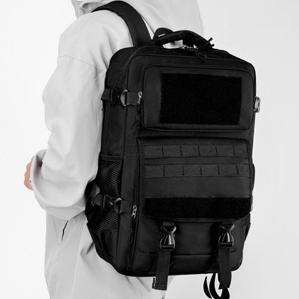 Cross-Border Wholesale New Tactical Backpack Large Capacity Simple Camouflage Backpack Multi-Functional Outdoor Travel Mountaineering Bag