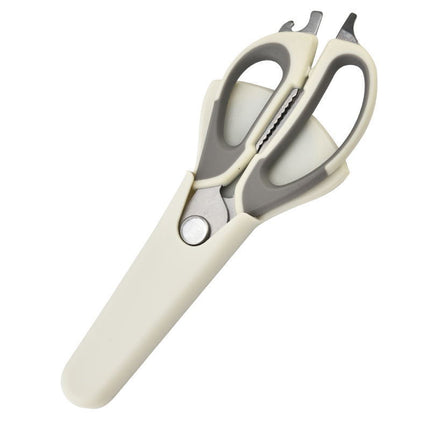 Multifunctional Refrigerator Scissors Magnetic Suction Detachable Household Powerful Chicken Bone Scissors Food Barbecue Scissors Stainless Steel Kitchen Scissors