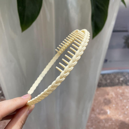 Headband for Women in Summer, Anti-Slip Special Headband for Face Washing, Toothed Hairpin, 2025 New Style Hairpin, Hair Bundle Headwear
