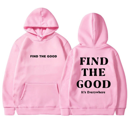 Foreign Trade Women's Velvet Sweatshirt Plain Letter Print Kangaroo Flap Pocket Pants Drawstring Print Hoodie