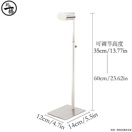 Cross-Border Exclusive Supply of Stainless Steel Bag Racks, Bag Display Racks, Bag Supports, Bag Racks for Stores, Adjustable Handbag Stands