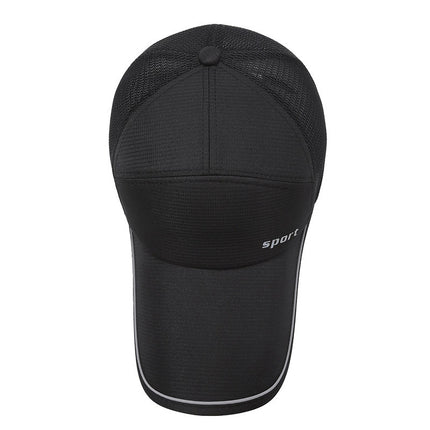 Summer new outdoor extended eaves quick-drying baseball cap men's and women's sunshade sunscreen cap breathable net cap casual cap