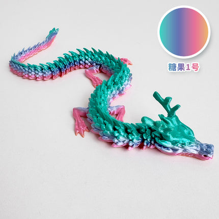 3D printing Chinese dragon dragon handicraft ornaments hand-made activities joint dragon toys cross-border manufacturers wholesale customization