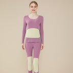 [Silk patch] suit-female Purple / M