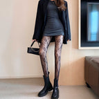[rose style] black / One size fits all