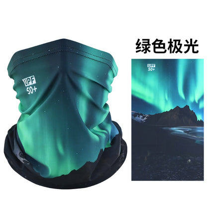 Ice Silk Mask Multifunctional Magic Headscarf Men's Riding Women's Sunshade Sunscreen Neck Sleeve Windproof Square Scarf Scarf Scarf