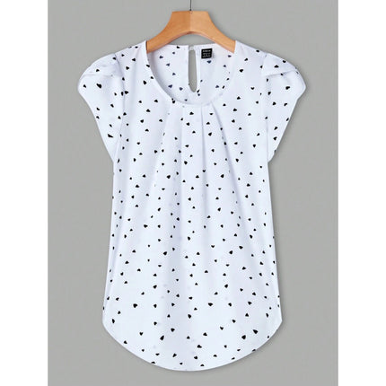 Cross-Border Export New Dropshipping Aliexpress Blouses Petal Sleeve Shirts