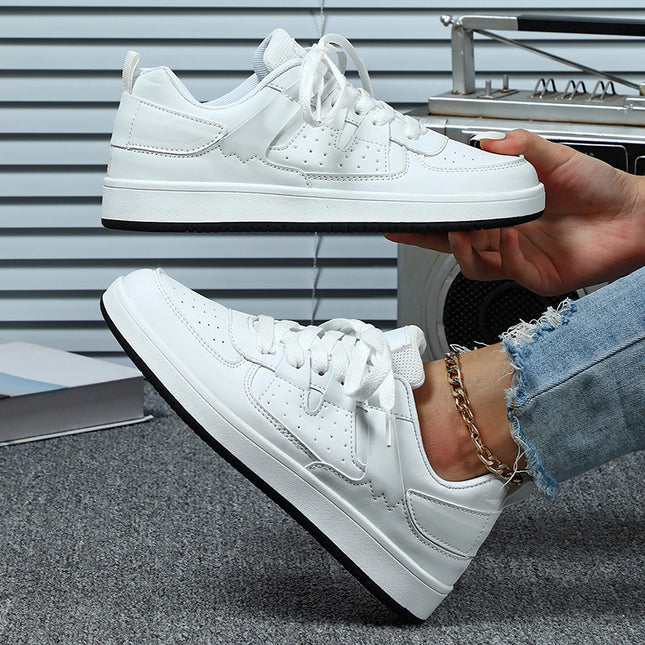 Jinjiang shoes trendy lovers' thick-soled board shoes soft-soled comfortable sports shoes lace-up fashion outdoor casual women's shoes