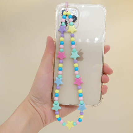 Factory direct supply handmade beaded mobile phone lanyard bluetooth speaker lanyard flashlight fan selfie stick U disk sling