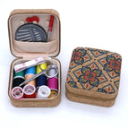 Vintage cork fantasy grass set - 11 color threads + 6 accessories